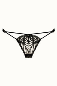 Tisja Damen Luxury Lingerie Sphinx brief black size small to large